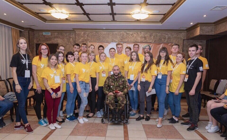 Встреча В.М. Воробьева с добровольцами