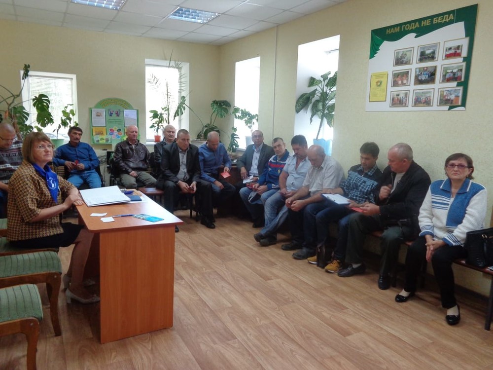 «Точка опоры» встретилась с ветеранами в г. Алексеевка Белгородской области