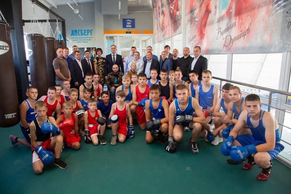 В Строителе состоялось открытие нового зала бокса имени кавалера ордена Мужества Дмитрия Пашкова