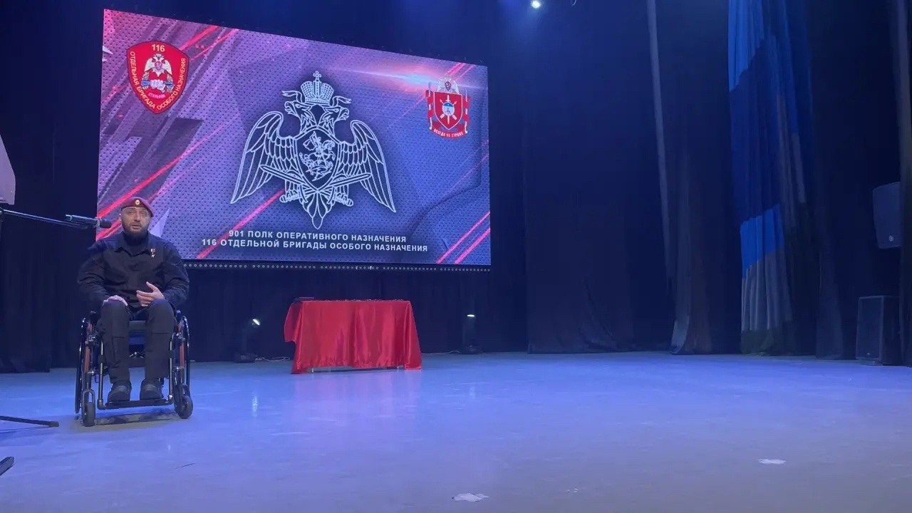 В День войск национальной гвардии, Вячеслав Воробьев принял участие в торжественном награждении