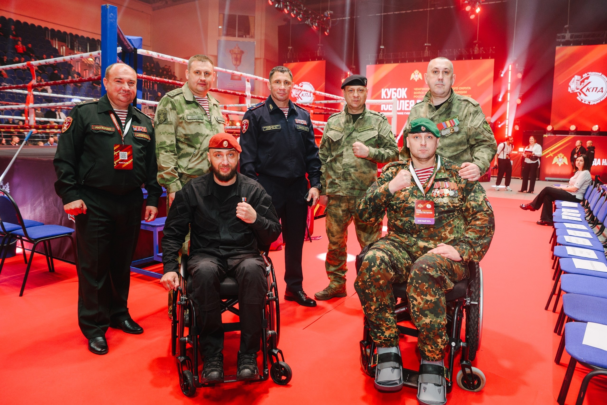 Вячеслав Воробьев посетил чемпионат по боксу «Кубок юбилея Росгвардии»