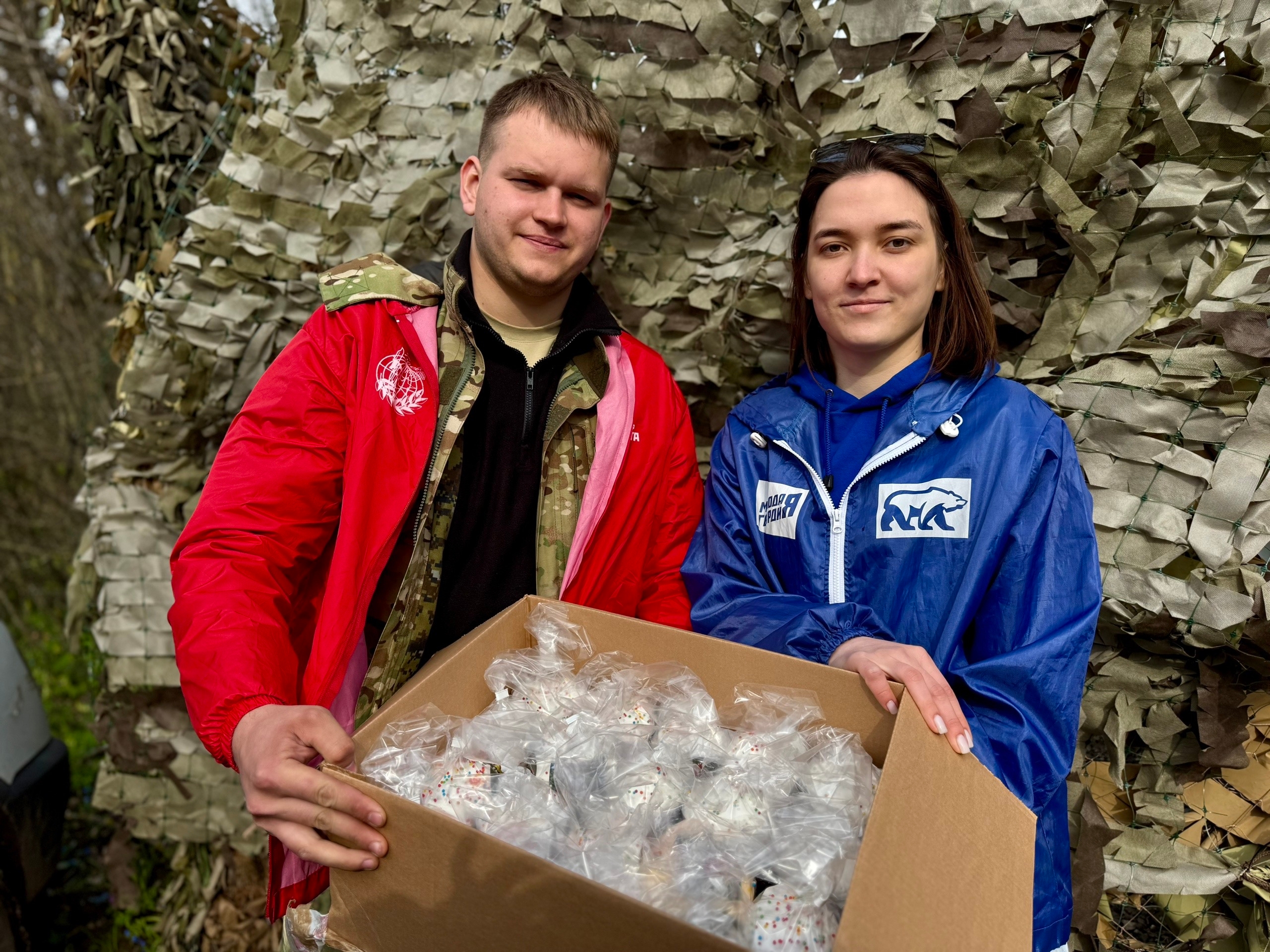 Белгородские волонтёры доставили куличи военнослужащим в приграничных районах