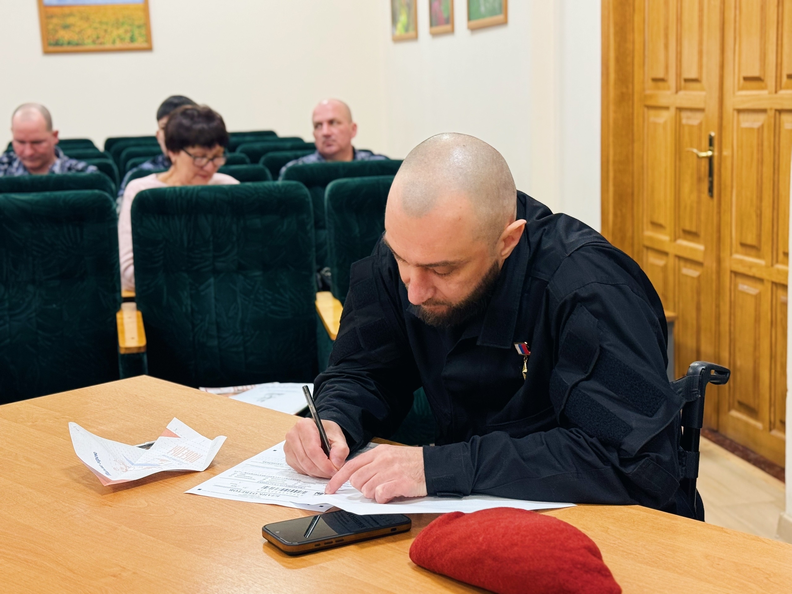 Вячеслав Воробьев принял участие в «Диктанте Победы»