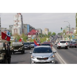 "БОЕВОЕ БРАТСТВО" приняло участие в автопробеге, посвященному 70-летию победы в городе Белгороде
