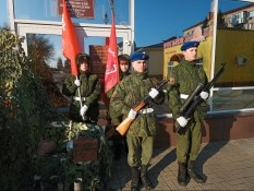Юнармейцы и волонтеры Борисовки приняли участие в акции памяти 