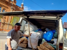 Дмитрий Орлов посетил Суджанское направление с гуманитарной помощью