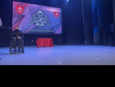 В День войск национальной гвардии, Вячеслав Воробьев принял участие в торжественном награждении