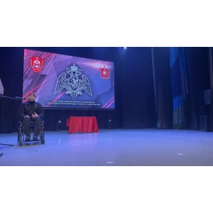 В День войск национальной гвардии, Вячеслав Воробьев принял участие в торжественном награждении