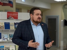 Евгений Михайлюков провел патриотическую встречу для студентов БелГУ