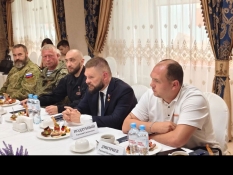 Вячеслав Воробьев принял участие во встрече Евгения Поддубного с ветеранами СВО